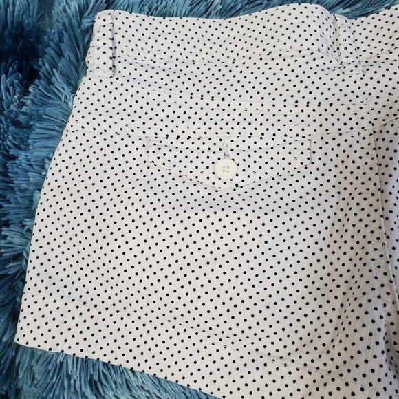 AMERICAN RAG~ WHITE & BLACK POLKA DOTTED SHORTS! - Picture 6 of 10